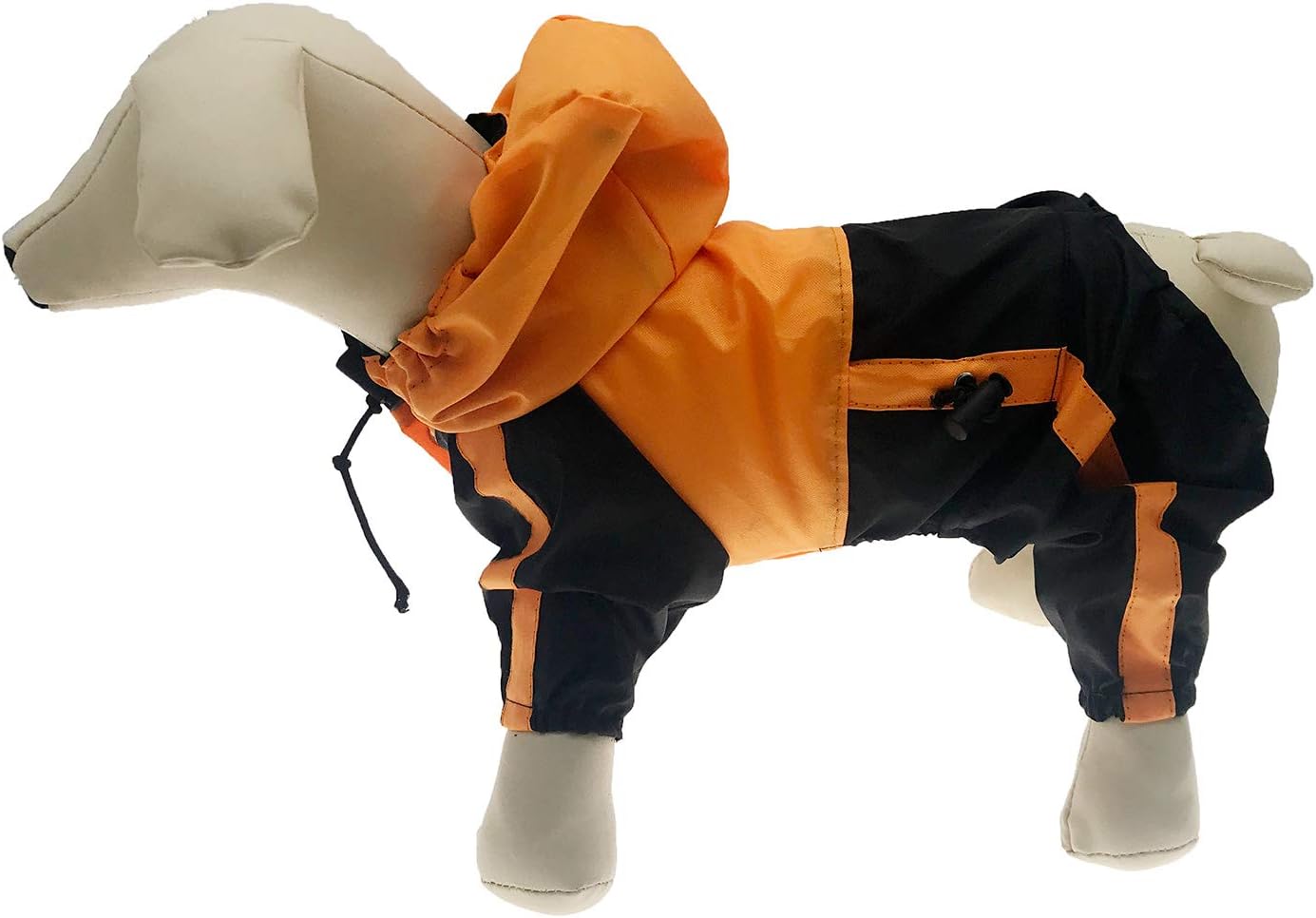 Lovelonglong Dog Hooded Raincoat, Small Dog Rain Jacket Poncho