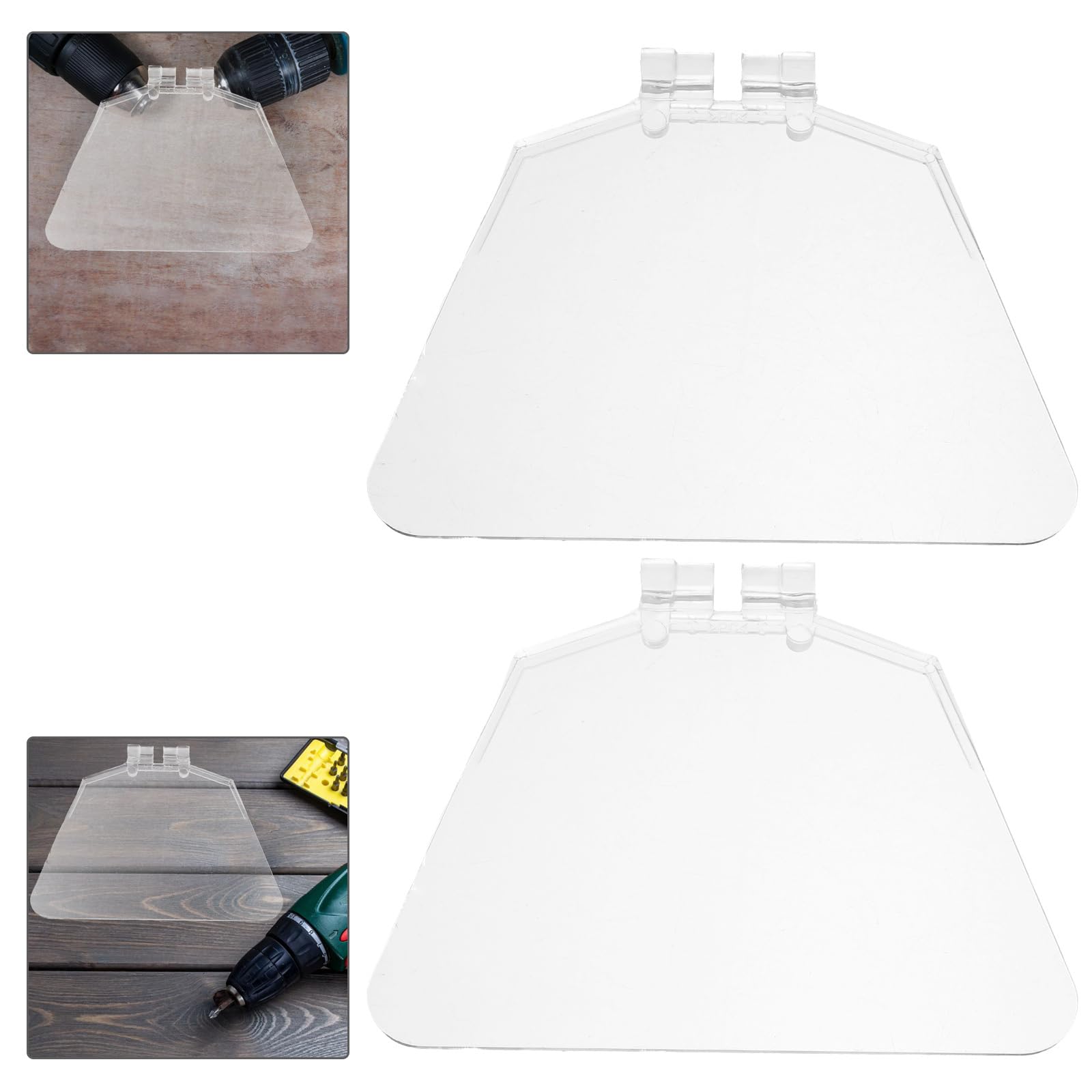 Generic Bench Grinder Eye Shield: Bench Grinder Eyeshield Replacement Kit Bench Grinder Shields for Most Bench Grinders,2 pcs