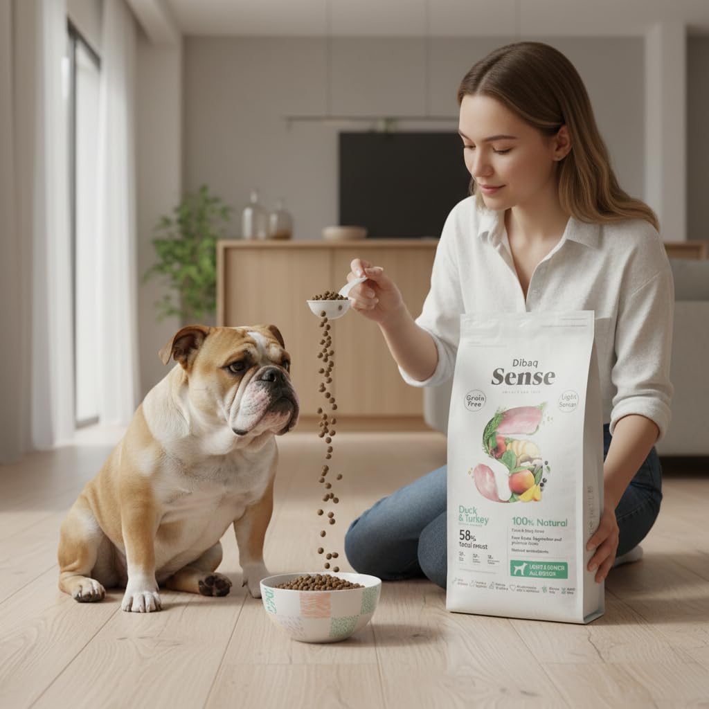 Dibaq Sense Grain Free Pato y Pavo Light o Senior, 12 kg