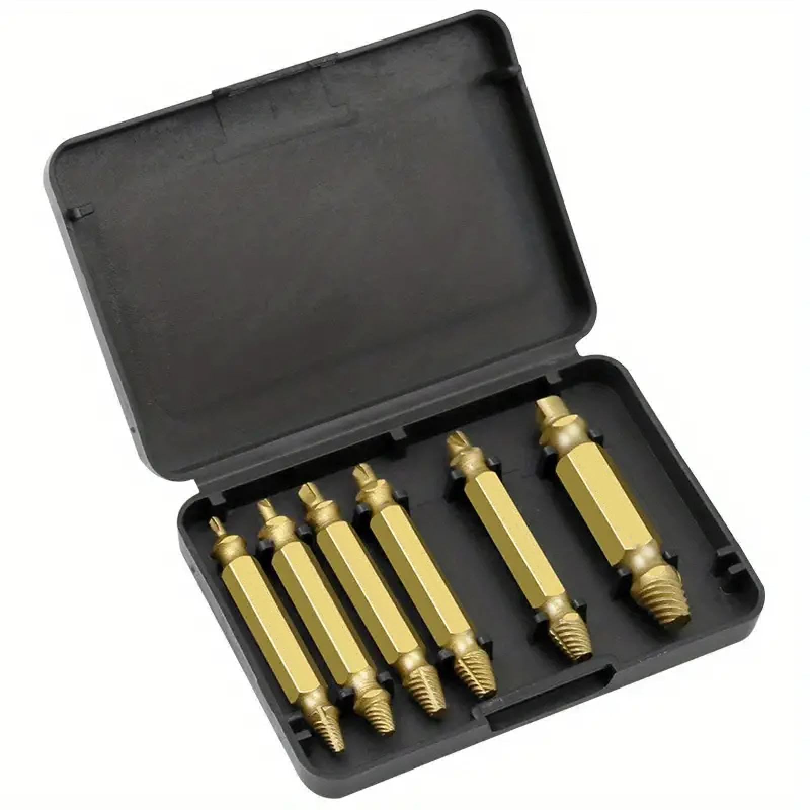 Set di bussole a percussione per la rimozione di dadi danneggiati, strumenti di estrazione professionale con chiave inglese