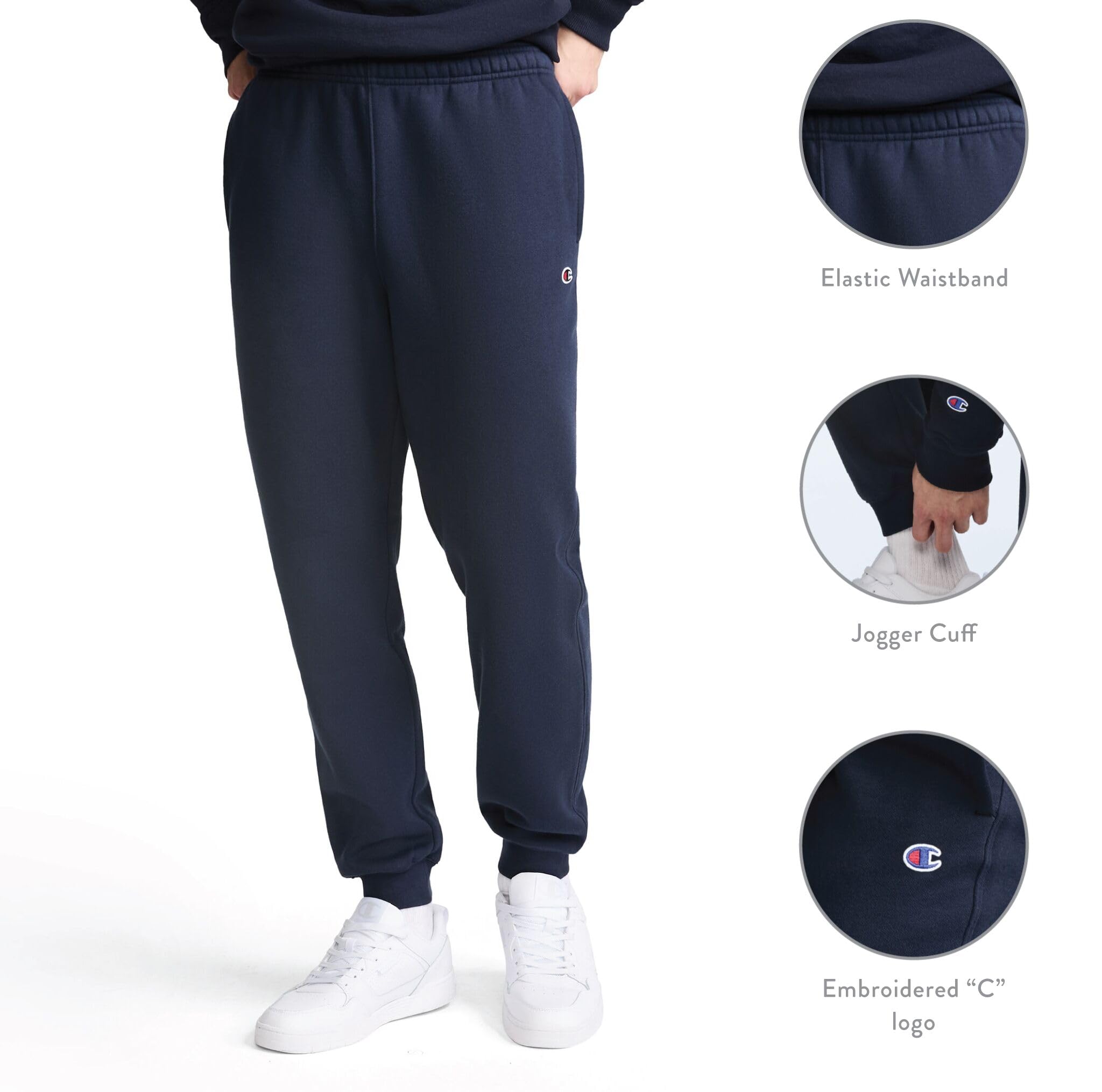Champion Powerblend Retro Fleece Jogger Pant - Spodnie Mężczyźni