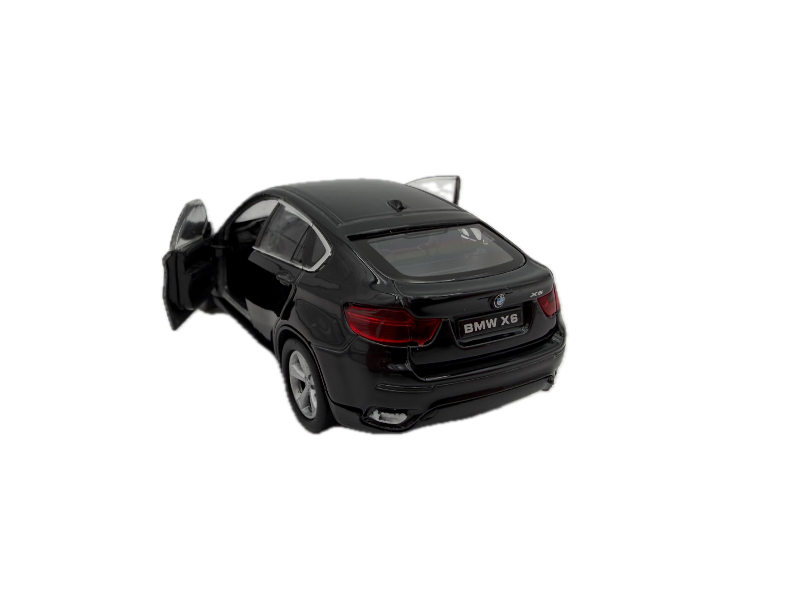 Dromader Welly Modellino auto BMW X6 SUV, in miniatura, scala 1:39, nero