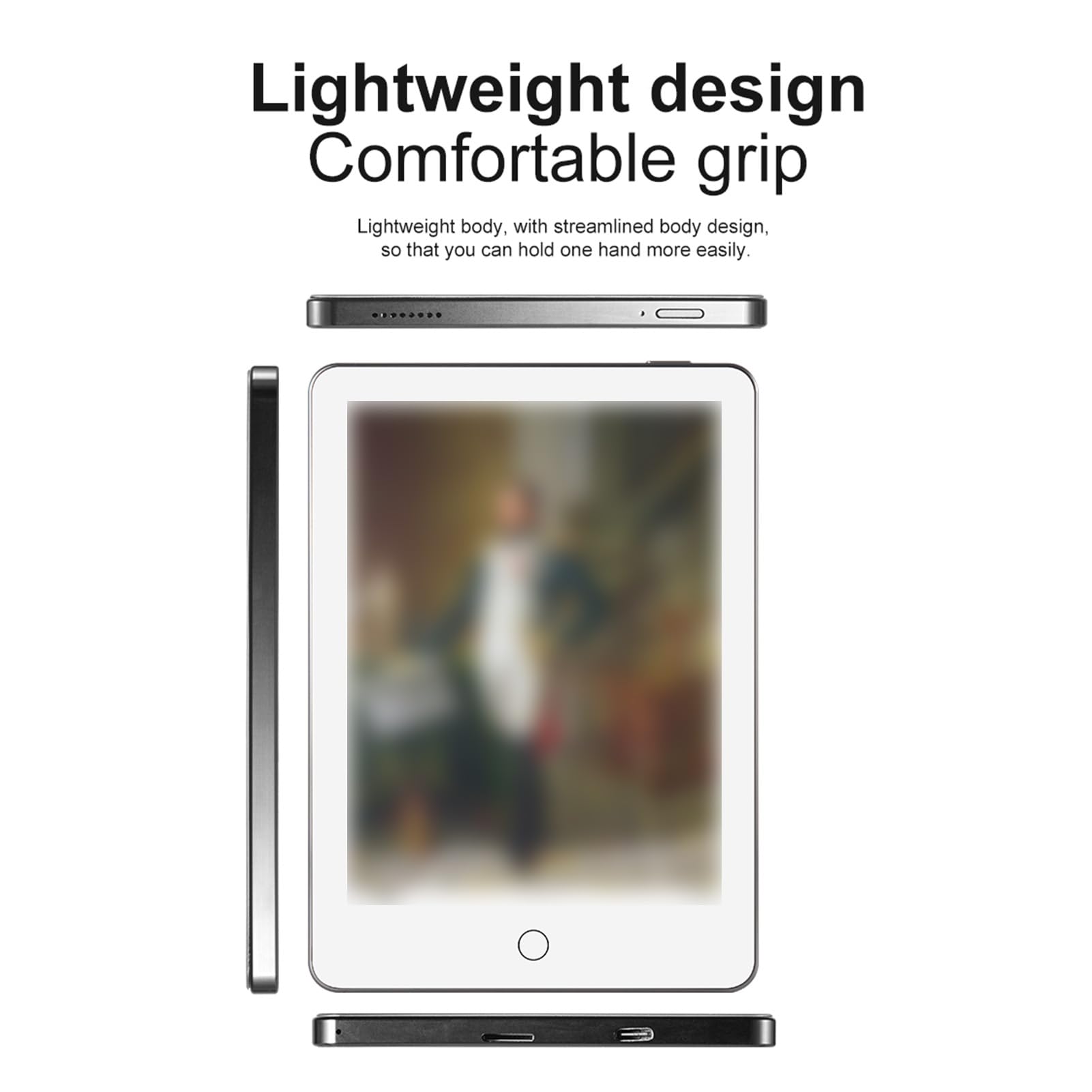 Jectse Lettore di E-book Ultra Nitido da 6 Pollici con Ampio Spazio di Archiviazione, per Topi di Biblioteca e Viaggiatori (WHITE)