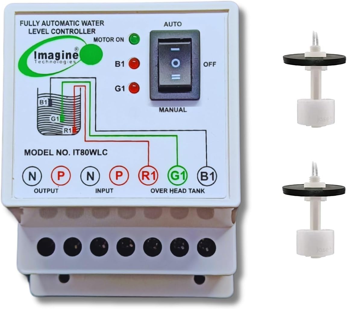 Imagine Technologies Fully Automatic Water Level Controller and Indicator with Magnetic Sensor