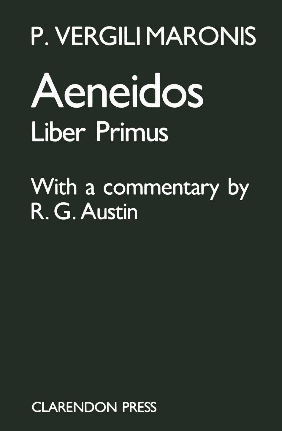 Aeneidos: Liber Primus (Bk.1) (Aeneid)