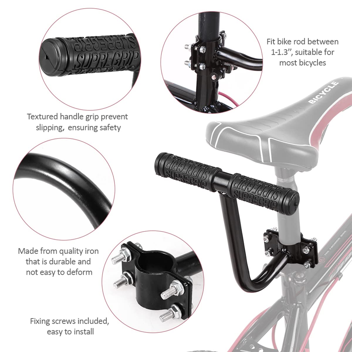 Sedile Posteriore Bicicletta Seggiolino Bici Posteriore Per