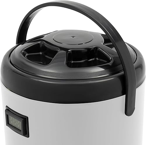 Miniatura 7 de Dispensador de bebidas calientes, dispensador de bebidas con aislamiento de acero inoxidable de 12 L, dispensador de bebidas frías y calientes con