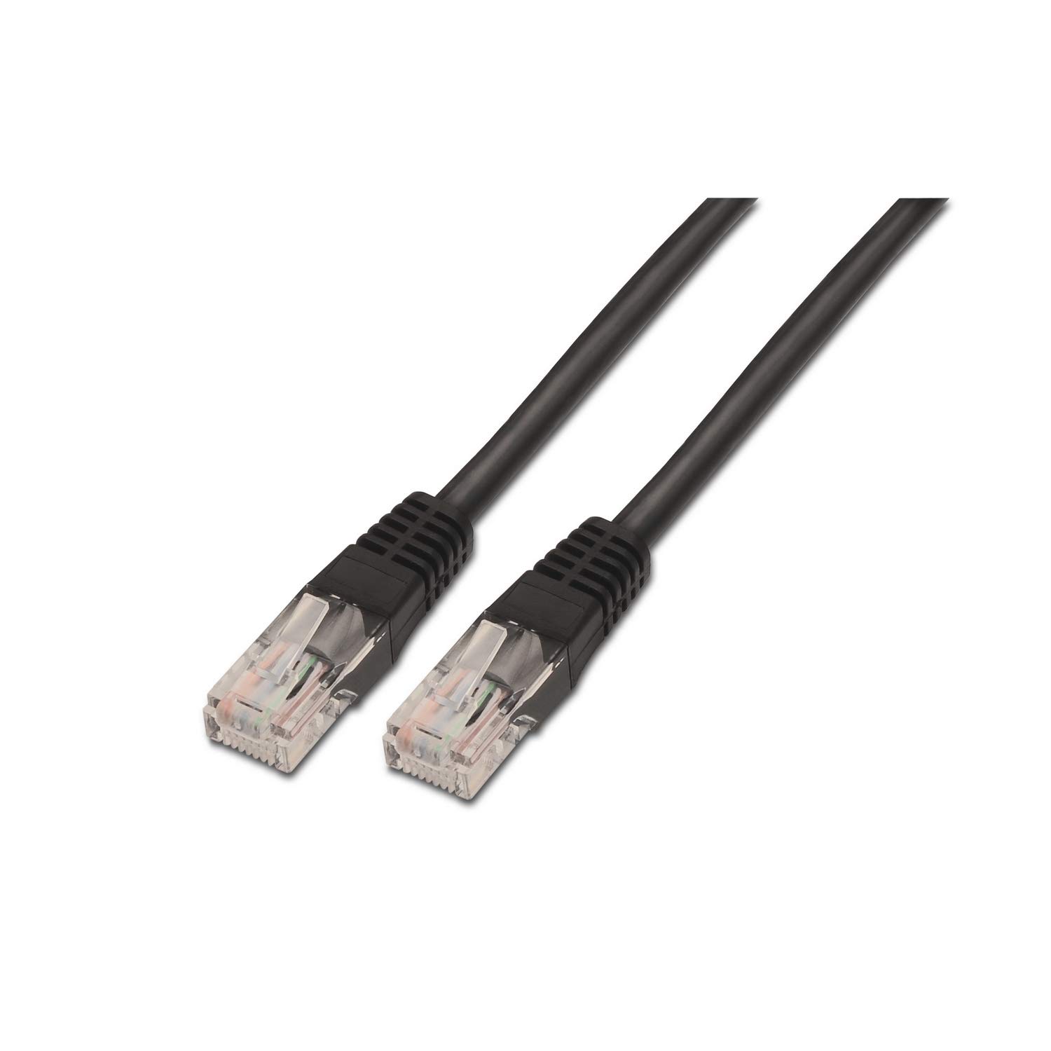 AISENS A135 – 0258 – LATIGUILLO RJ45 Network Cable (1 m, 10/100/1000 Mbit/s, Switch/Router/Modem/Patch panel/Access Point/patch fields) Black