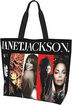 ジャネットジャクソン    トートバック Amazon.com: TRFSDSZ Janet Musics Jackson Women's Tote Bag