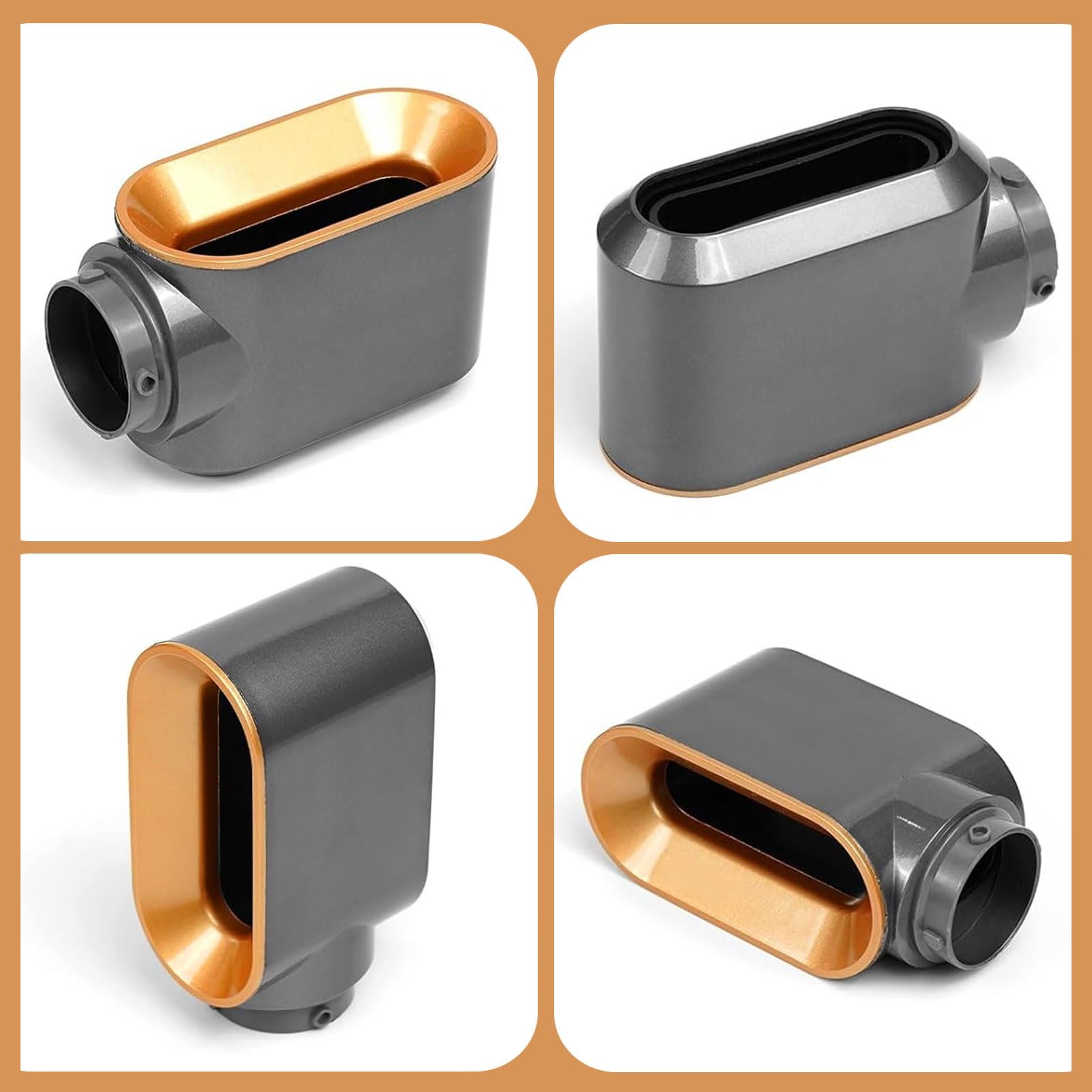 Buse de rechange pour sèche-linge Dyson Airwrap Styler HS01 HS05, embouts pour Dyson Airwrap, répartition uniforme du flux d'air, séchage rapide des cheveux (doré)