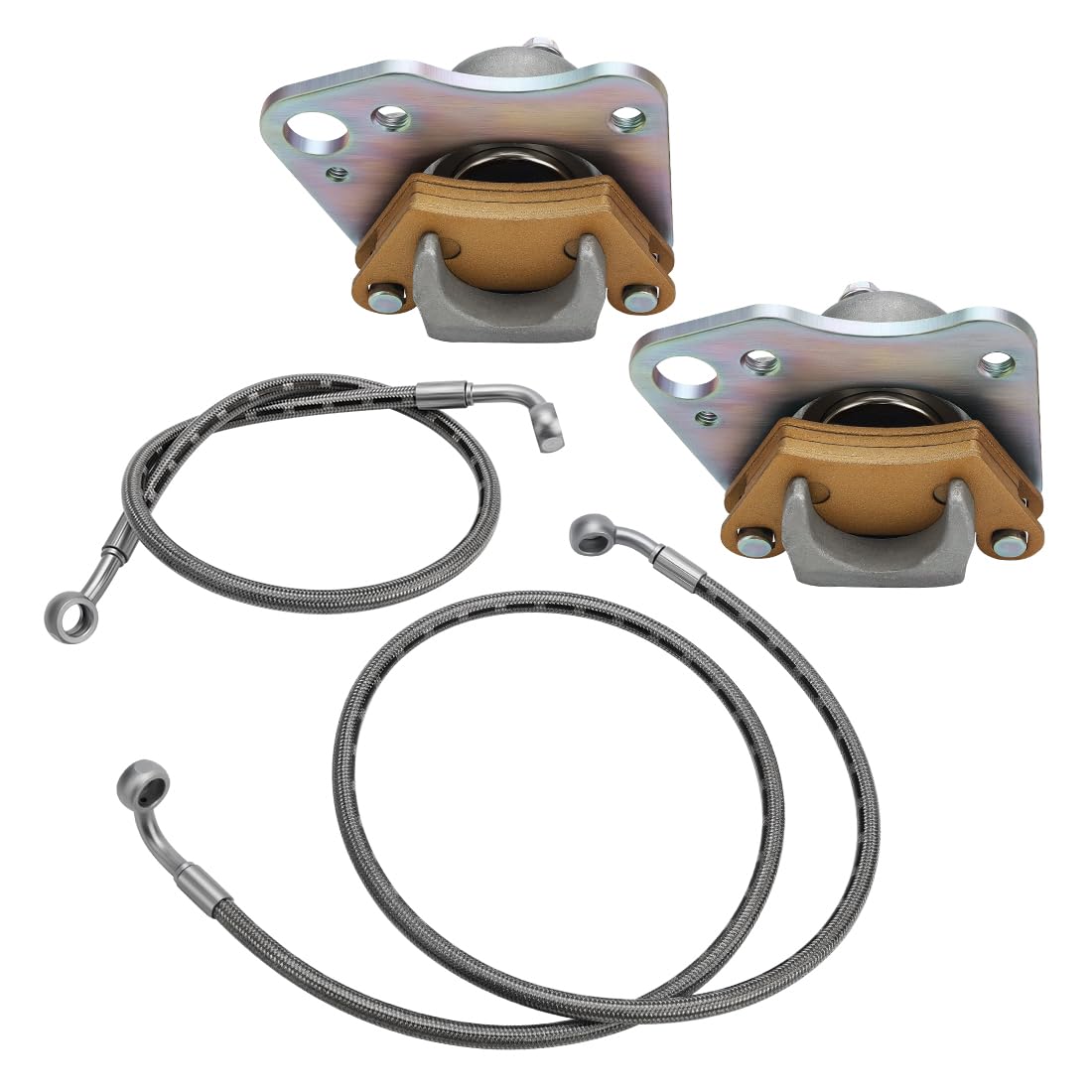 Pinza freno anteriore sinistra e destra Tubo freno per Polaris Ranger | per Polaris Ranger 500 570 ETX 2015-2022 1912119 1912120 1912283 1912284