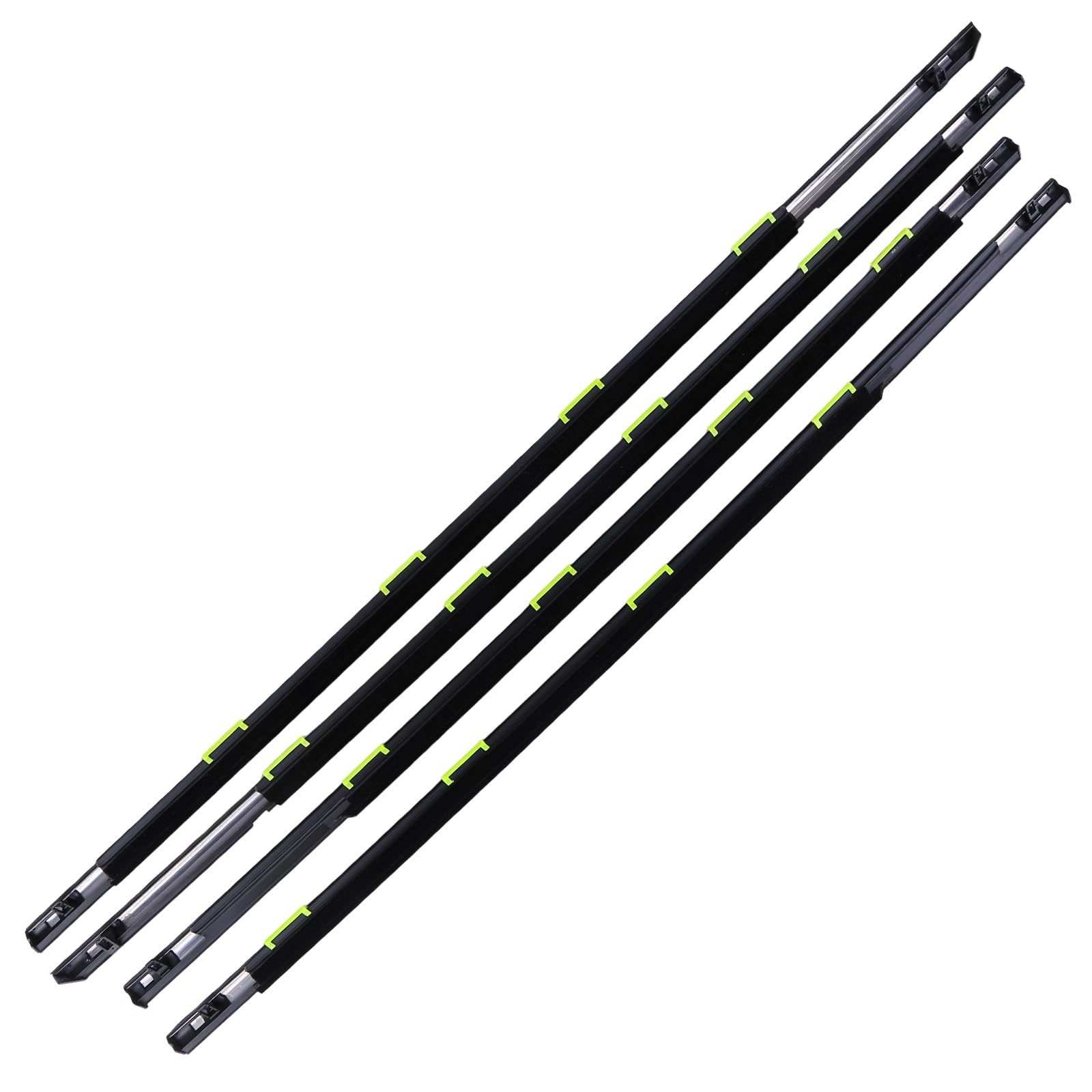 Amazon.com: 4Pcs Front & Rear Outer Window Sweep Weatherstrip Seal