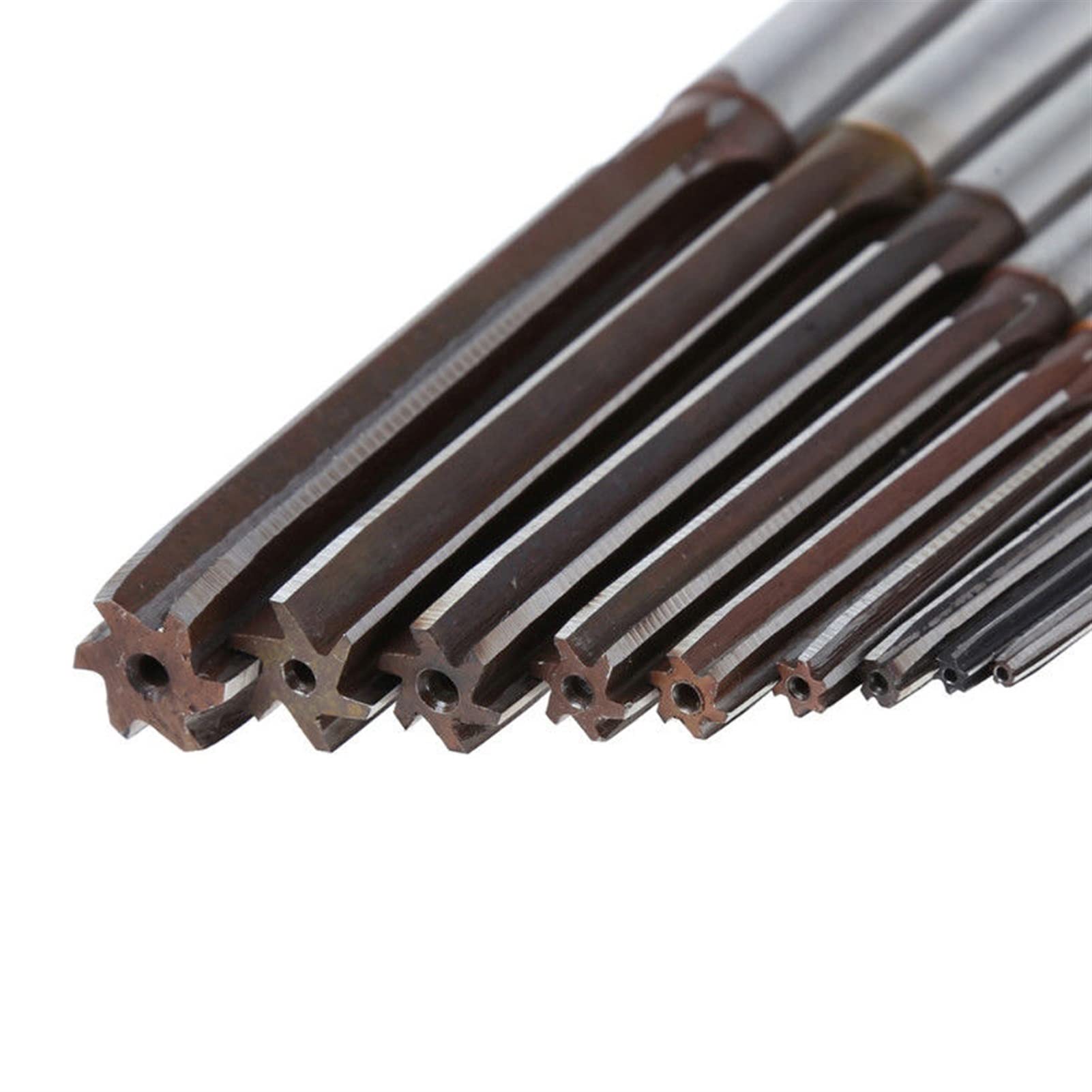 QUNINE 1 Pieza de Herramientas de ingeniería de vástago Recto H8 de precisión de escariador Manual de 3-42 mm (tamaño: 3 mm) (19 mm)