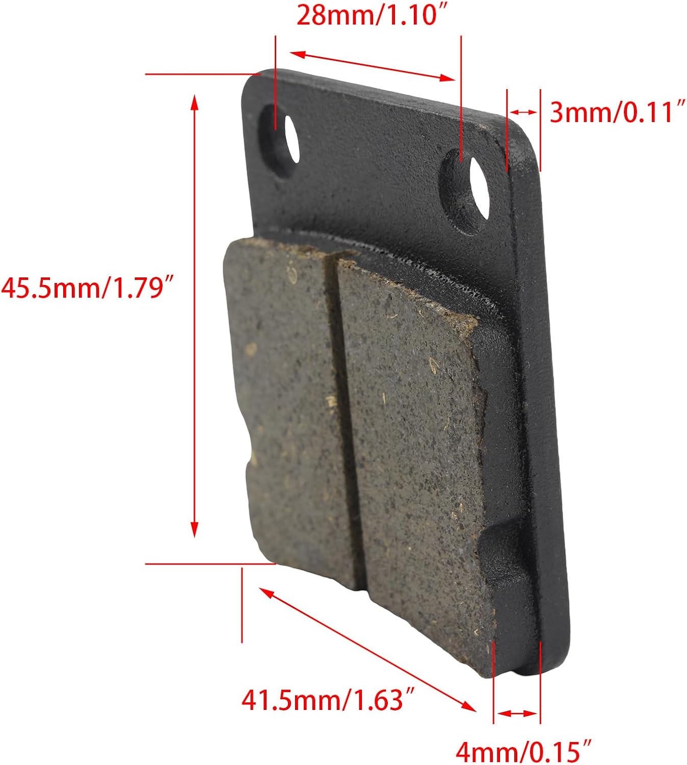 Rear Brake Assembly Master Hydraulic Cylinder Caliper and Brake Pad Compatible with TTR SDG 107 50cc 70cc Part SSR 125cc 110cc Dirt Bike Pit Bike KLX BBR CRF