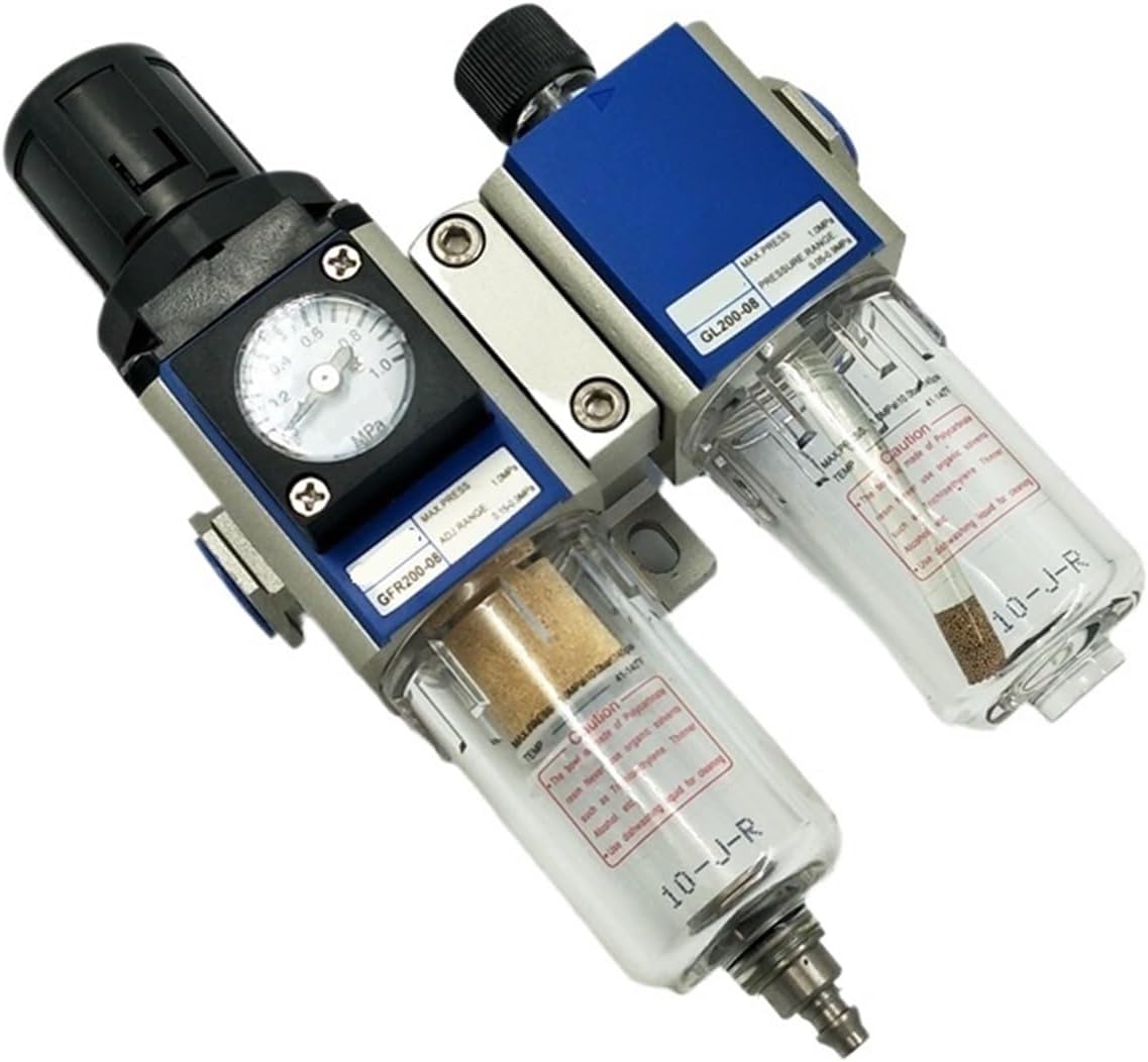 GFC200-08 Air Filter Regulator Lubricator Combinations 1/4'' Port Thread
