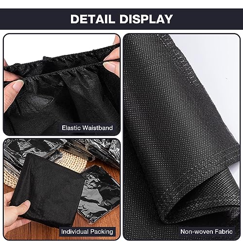 Noverlife 50PCS Disposable Men Boxer Shorts, Non Woven Male Underwear Patient for Travel Massage Individually Wrapped3