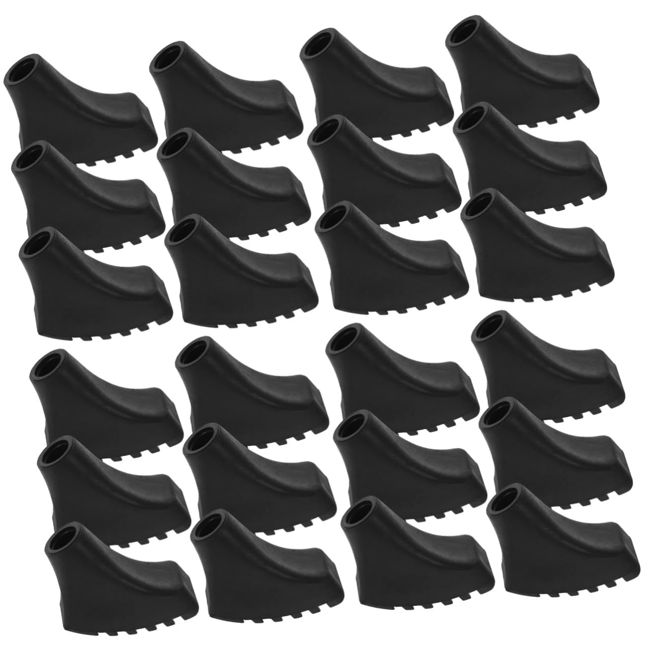 Yardwe Accesorios Senderismo Bastones Senderismo Bastones Trekking Accesorios Trekking Baston Trekking Cubiertas De Punta De Poste Punta De Caña Black