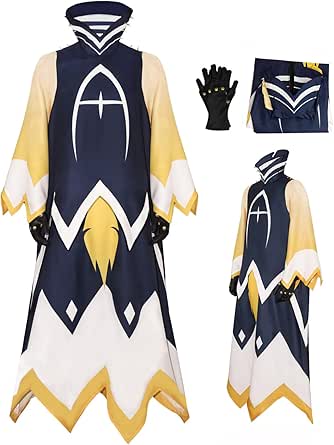 Amazon.com: Sehyvant Men Hazbin Adam Cosplay Costume Angel Dress Robe ...