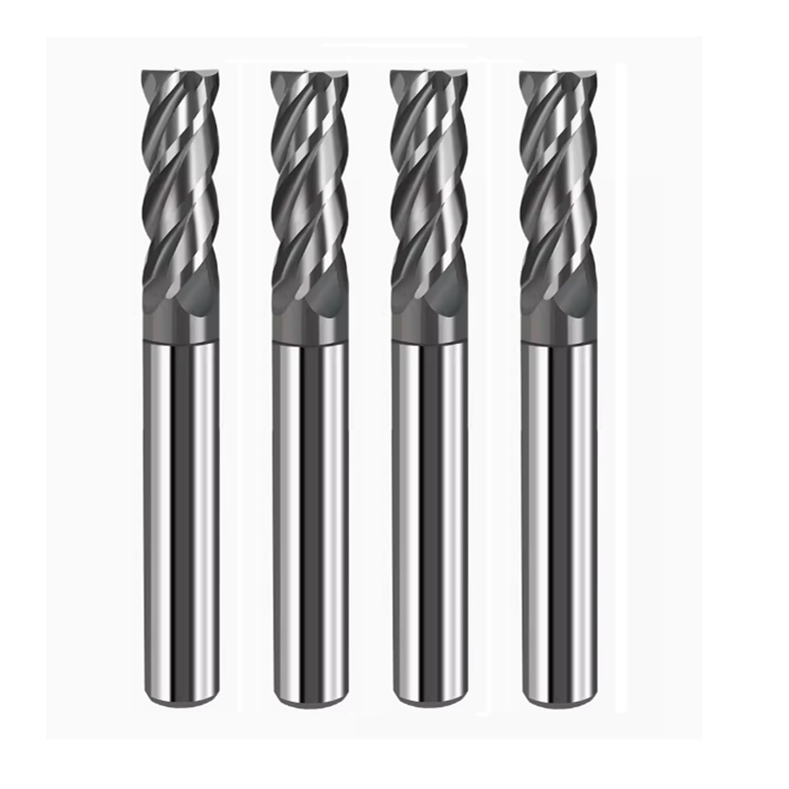 Carbide End Mills - 2PCS 1/2" Square Nose Milling Bits -9