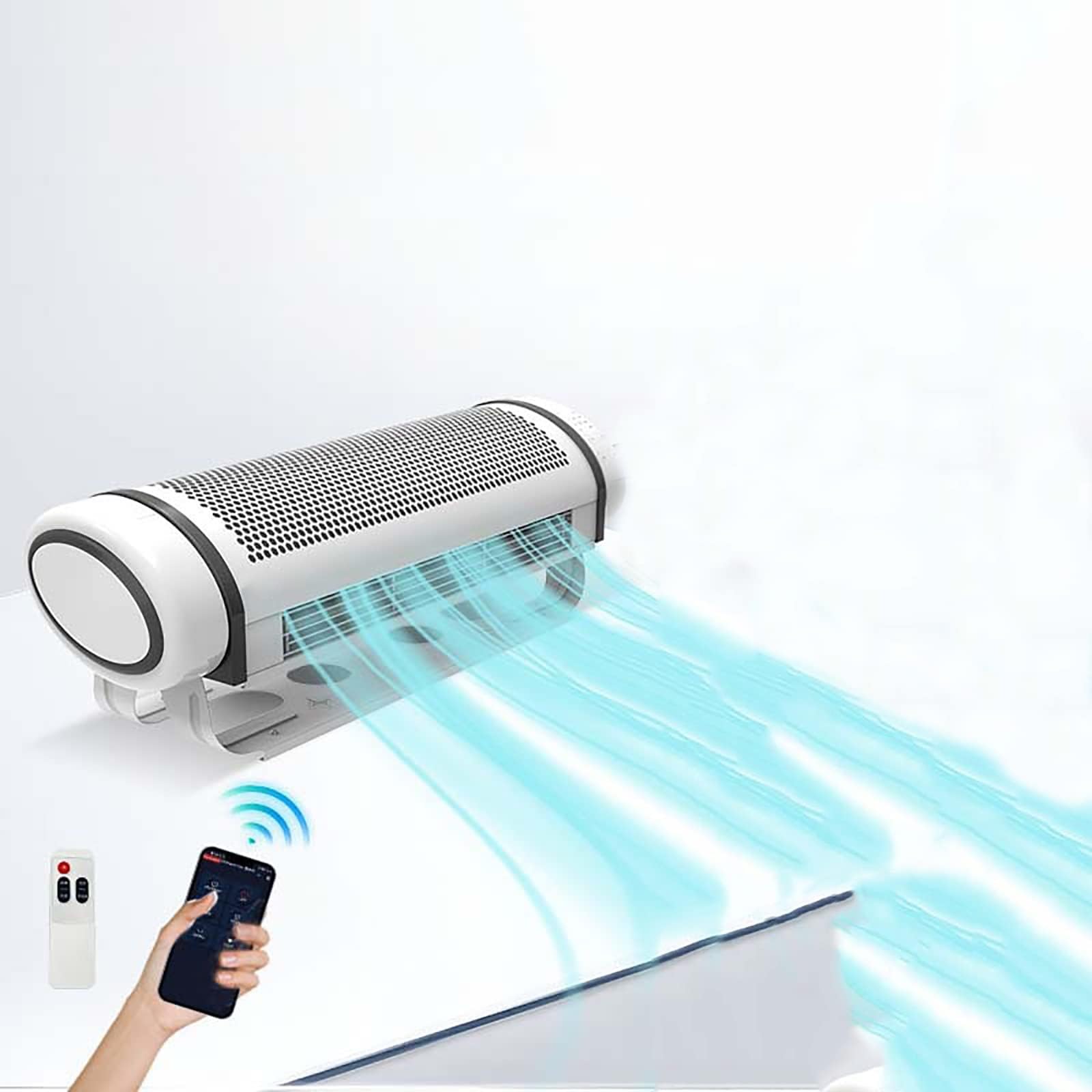 Ventilatore per La Circolazione dell'Aria, Ventilatore A Parete di Raffreddamento, Ventilatore A Parete Oscillante, Silenziamento del Ventilatore Elettrico Domestic