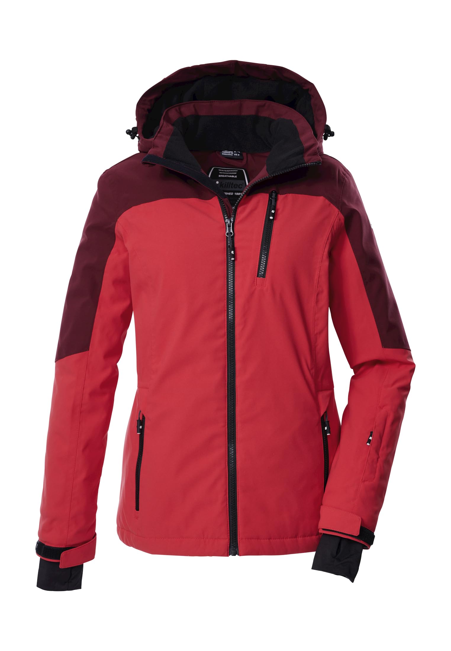 Killtec Damen Skijacke Funktionsjacke mit Kapuze und Schneefang KSW 435 WMN SKI Jckt