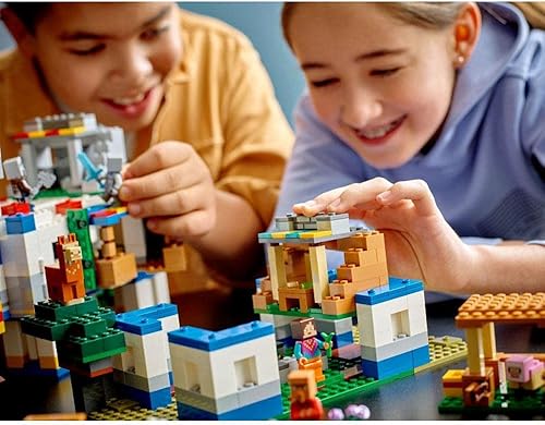 Miniatura 2 de LEGO Minecraft The Llama Village Farm House Toy Building Set 21188, idea de regalo de Minecraft para niños, niñas a partir de 9 años, crea una aldea