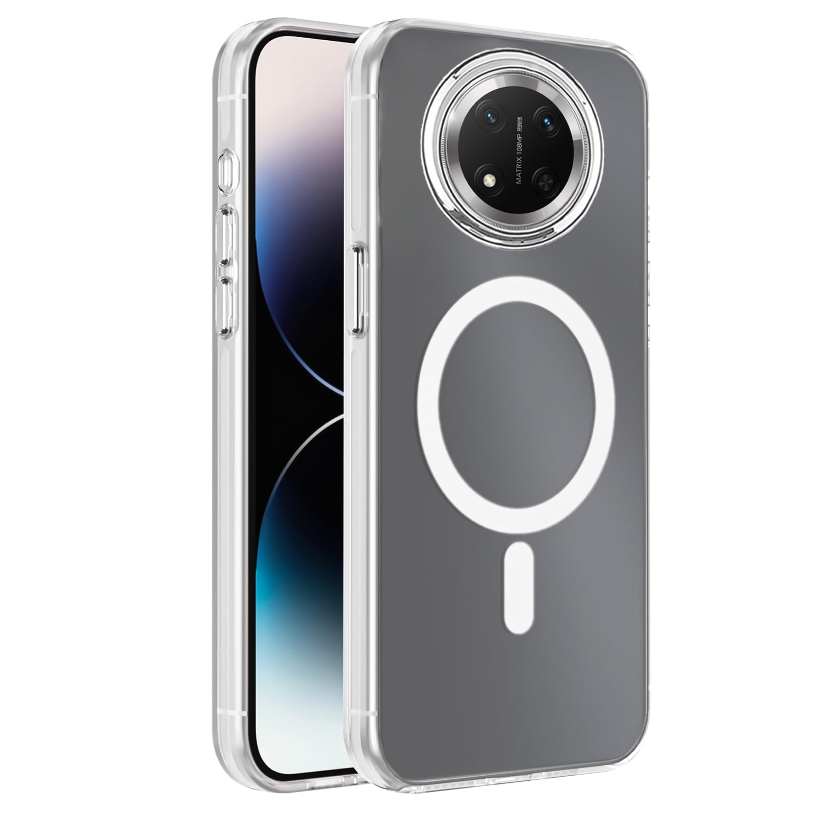 Dl3 Mobilak Case For Honor X9C / Honor Magic 7 Lite / X60 Pro Case Crystal Clear [Not Compatible with MagSafe] Soft TPU Gel Case Flexible Silicone Anti-Scratch Transparent TPU Cover - Clear