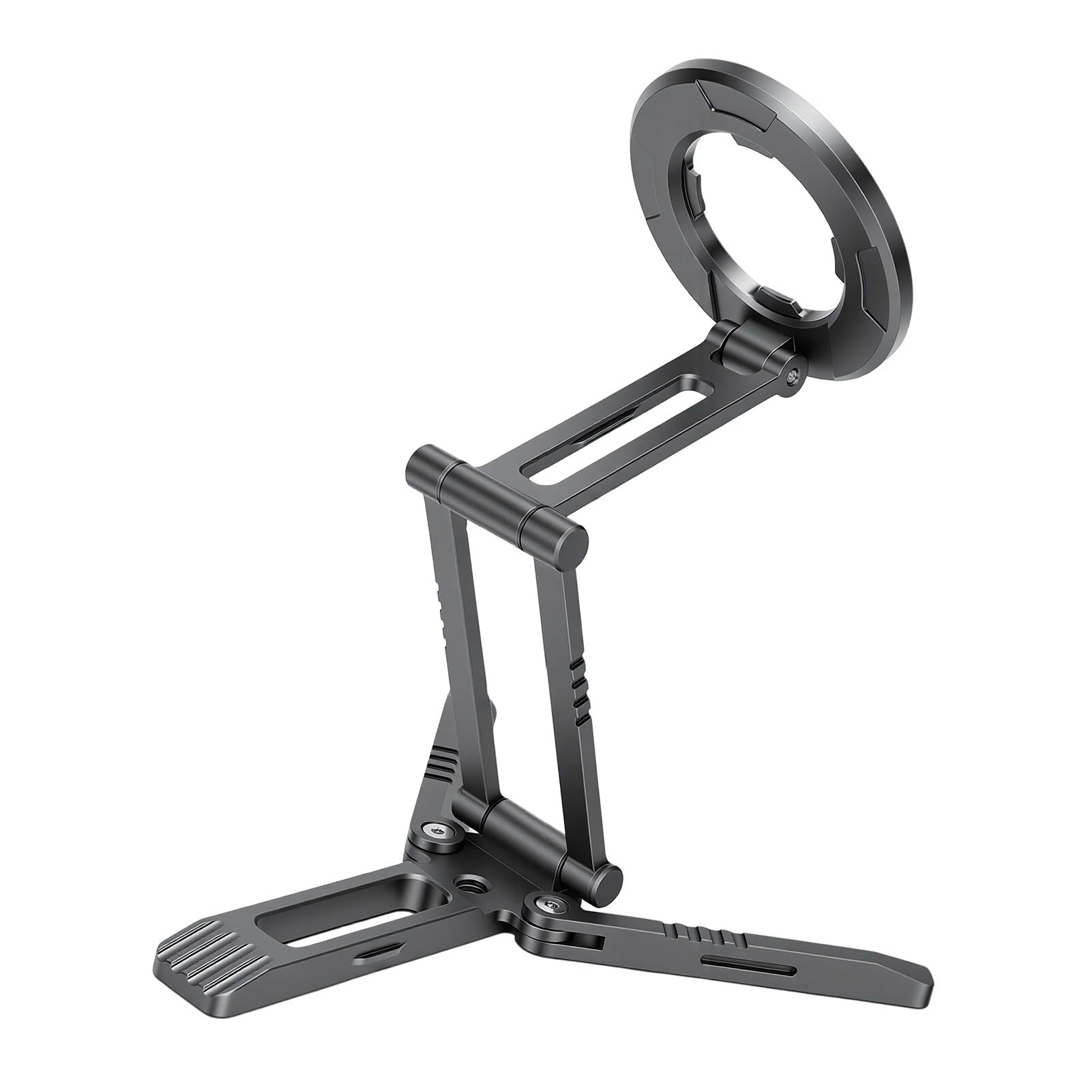 Cryfokt Trípode Plegable para Soporte de Teléfono, Rotación de 360°, Aleación de Aluminio