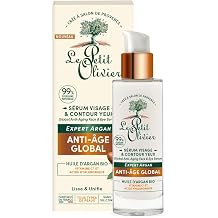 Le Petit Olivier - Anti-ageing face serum - Argan oil - Made in France - 30 ml pump bottle - Silicone-free