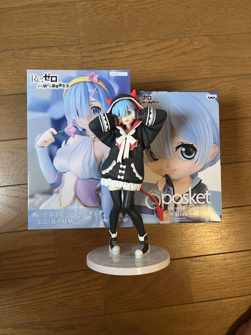 Amazon.co.jp: リゼロ 一番くじ B賞 だぼパーカーレムフィギュア
