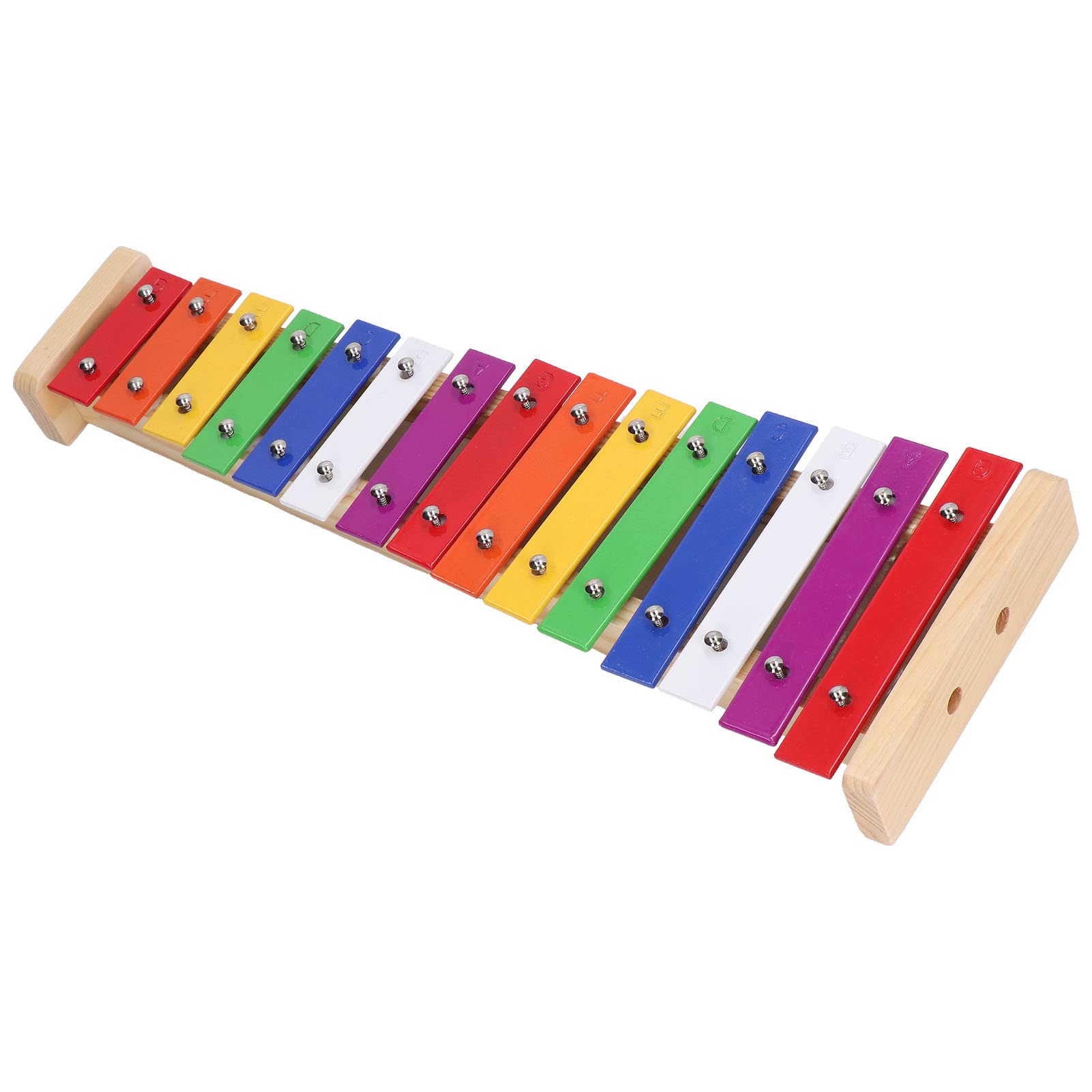 15 chiave colorato xilofono strumento musicale per i bambini,