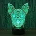 Produktbild 3D-Illusionslicht 16-Farben-Illusions-Touch-Licht Chihuahua 3D-Led-Nachtlicht Schlaflicht 3D-Nachtlicht Tischlampe Weihnachtsdekoration Atmosphäre Usb-Tischlampe