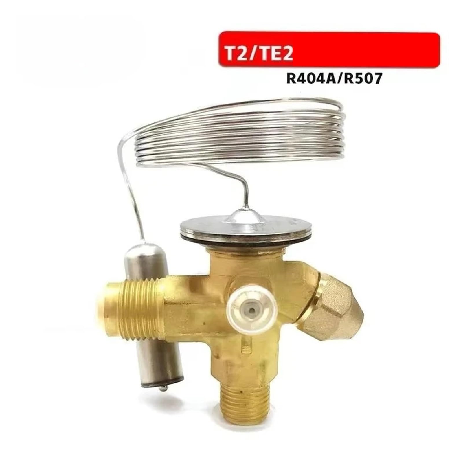 TGE Détendeur Thermostatique 067N3232 for R410A, Entrée 7/8 Po X Sortie 1-1/8 Po, Égalisation Externe, Laiton