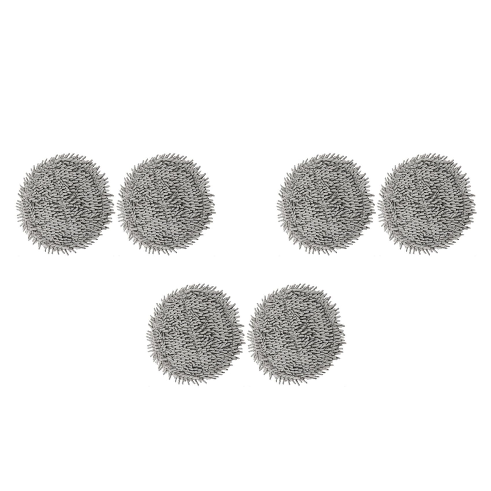 Vjsujehgy 6Pcs for Bot W10/W10 Pro Mop Pad Spare Parts Robot Vacuum Cleaner Mop Cloths Replacement Accessories