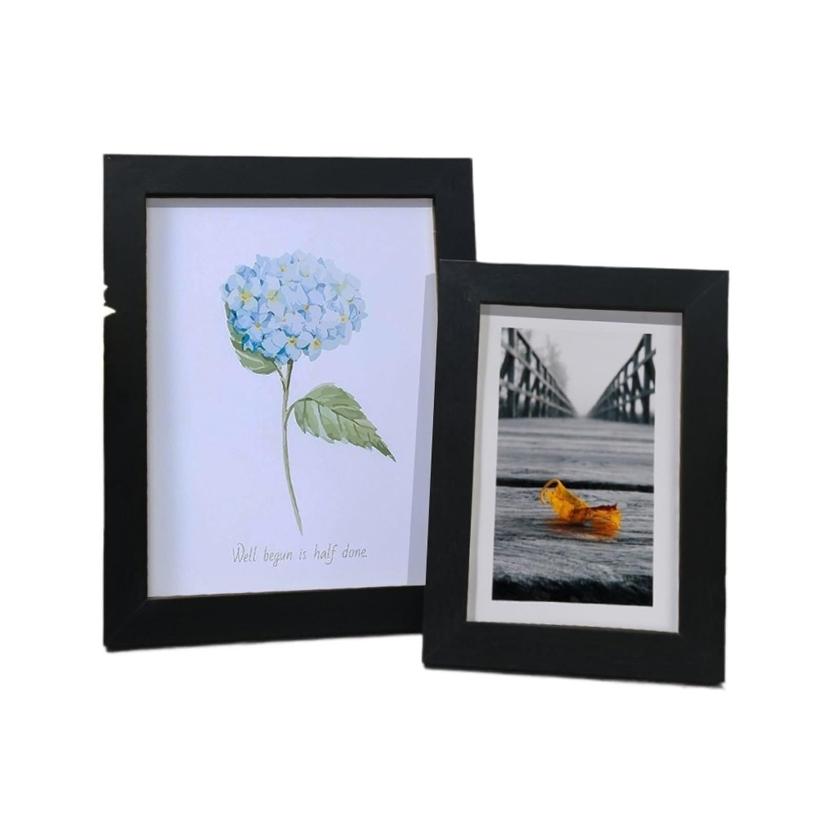 Photo Frames Retro Wooden Photo Frame For Desktop Decor 10X15 15X20 20X25 A4 Picture Stand For Pictures Commemorative(Black Frame,13X18cm 7inch)