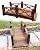 JYDQMOLS Backyard Wooden Bridge Classic Garden Pond Bridge Heavy Duty, Wood Arch Landscape Bridge for Walkway Path Small Stream, Carbonized Garden Walking Bridge Decorative