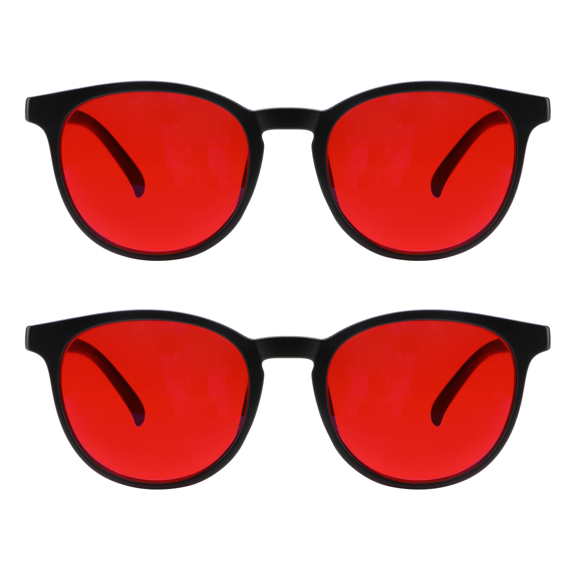 VisionGlobal 1 pair Blue Light Blocking Glasses/ 2 pack Sleep Red Lens or 2 pack Gaming Glasses for Women/Men