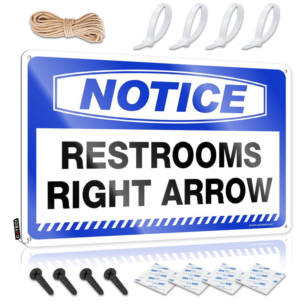Cheers Tin Sign Notice Restrooms Right Arrow Tin Sign Room Signs For Bedroom Vintage Coffee Sign(30X40CM)