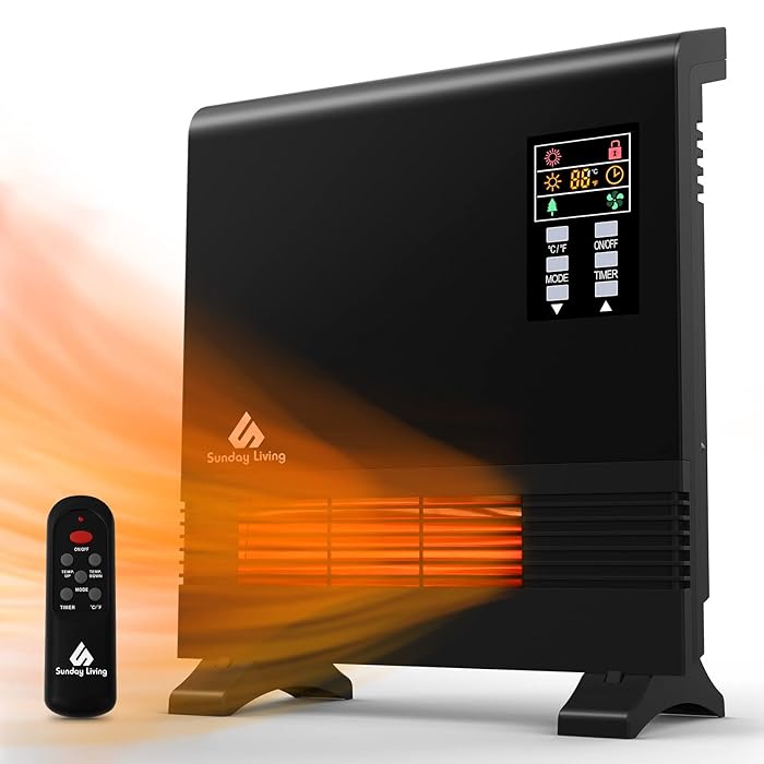 Buy Sunday Living Electric Space Heater, 1500W Infrared Space Heater