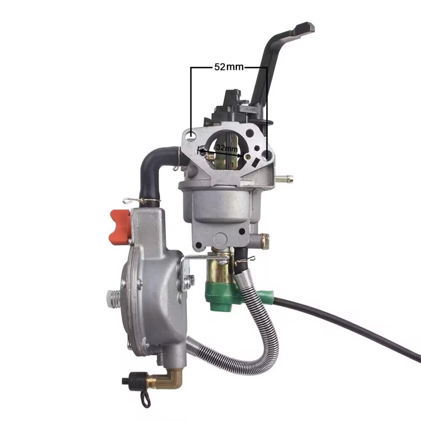 Carburatore Kit di conversione GPL a doppia alimentazione carburatore 5KW 6.5KW 188F 190F 13P Generatore a benzina Carburatore a doppia alimentazione carburatore per decespugliatore