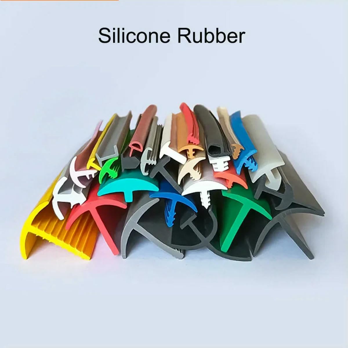 Joint d'étanchéité en caoutchouc silicone en forme de T pour joints de gouttière, panneaux solaires, porte et fenêtre universels - T-113 30 x 32 mm - 2 m