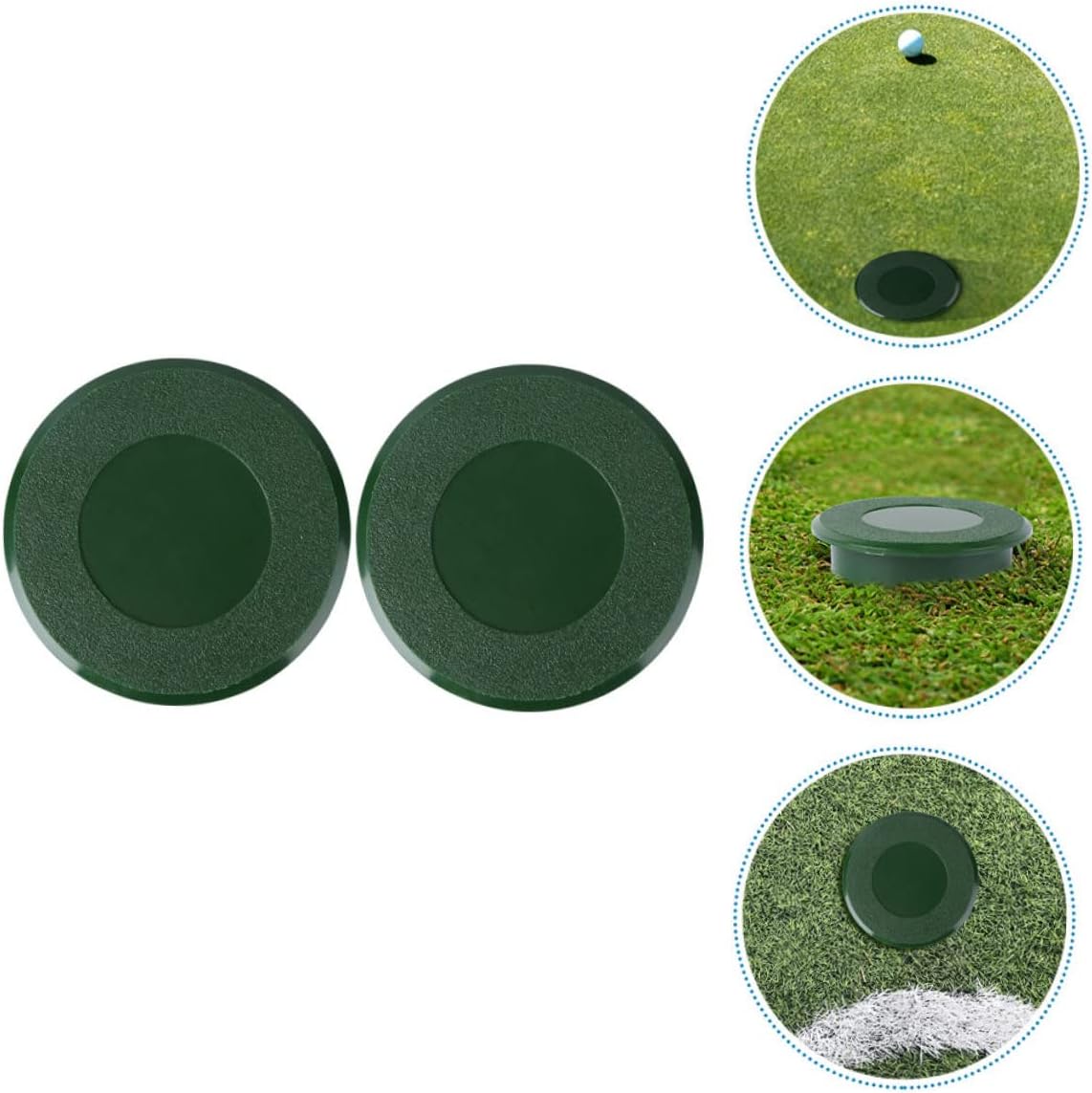 Kisangel 6pcs Golf Hole Practice Putting Cups Lightweight and Durable Training Tools for Outdoor Activities for Golf Practice and Game Improvement