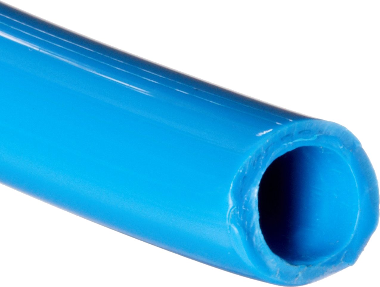Blue Nylon 12 Flexible Tubing, 0.375" ID, 0.500" OD, 0.063" Wall, 25' Length