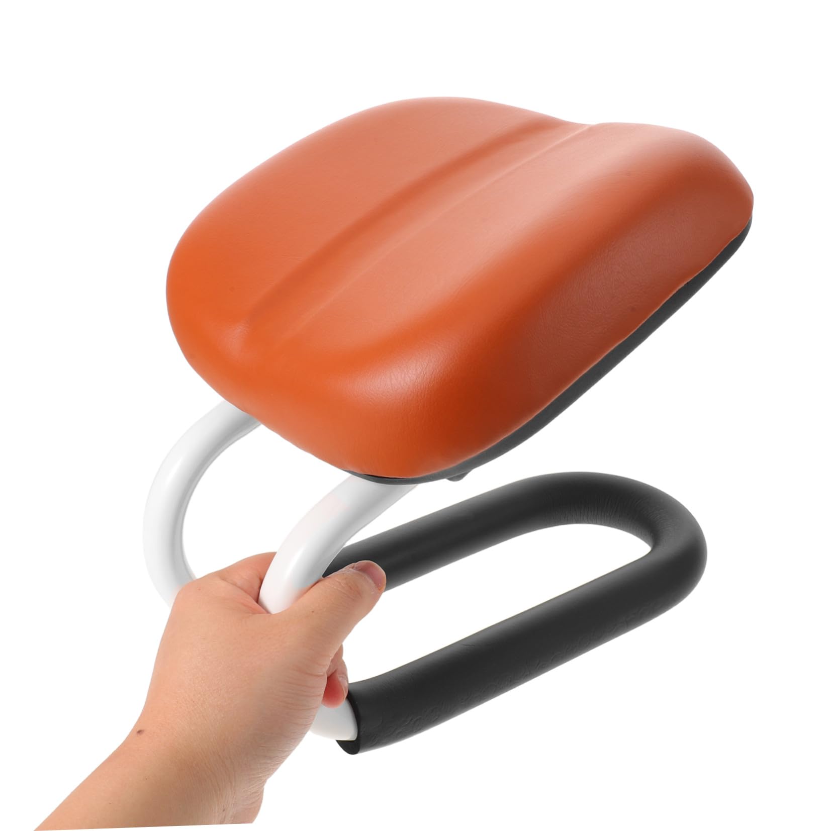Healeved Sgabello da Meditazione Inginocchiarsi Marrone, Base Antiscivolo | Pu, Altezza Regolabile, 25, 50x21, 50x21, 50cm, Pieghevole per Esterni e Sala Meditazione