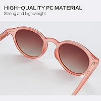 Vista 61 de ZENOTTIC Lentes de sol redondos polarizados, elegantes lentes de sol para hombres y mujeres, retro clásicos, selección de varios estilos