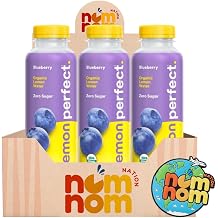 Lemon Perfect Water Lemon Blueberry 15.2 fl oz Pack of 3 Lemon Water Beverage Organic Lemonade Style Drink Hint Water Alternative Roar Organic Drink and Nooma Inspired Flavor with a Random Item 4 Items
