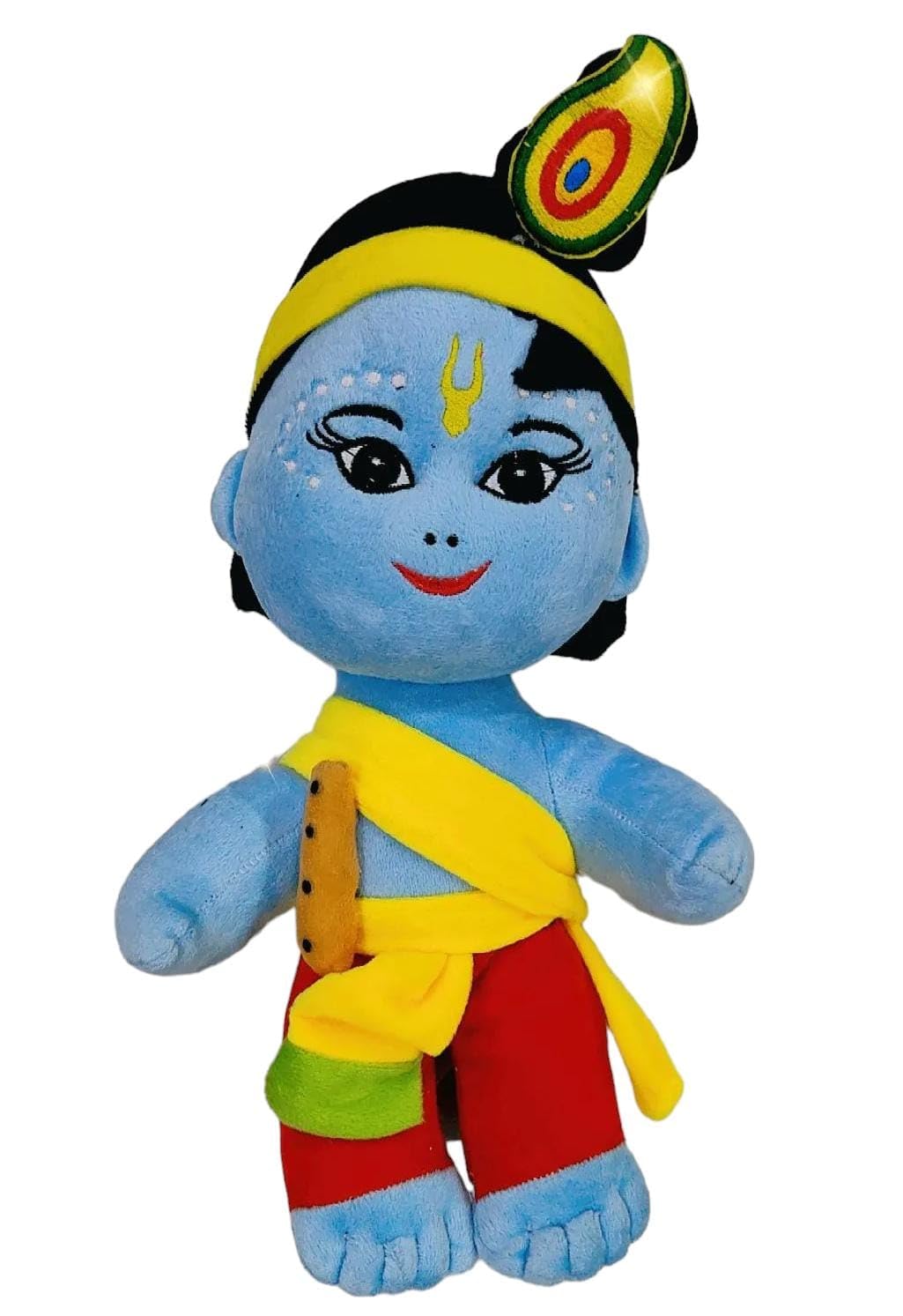 PARTISH Krishna Soft Toy l Best Birthday Gift for Laddu Gopal, Bal Gopal, Infants, Toddlers & Babies (Size 8 Inches) (Bal Krishna 14 Inches)