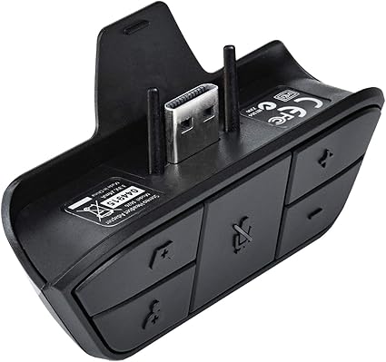 Amazon Com Stereo Headset Adapter Compatible For Xbox One Controller Video Games