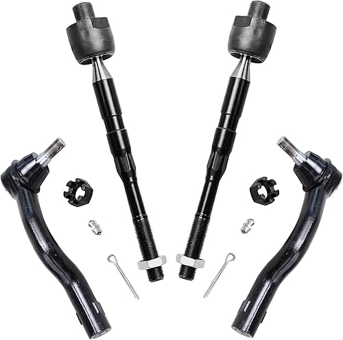 Miniatura 82 de Detroit Axle - 4 barras de acoplamiento delanteras para Chevrolet Trailblazer GMC Envoy 2002-2009 2003 2004 2005 2006 2007 2008 Reemplazo de