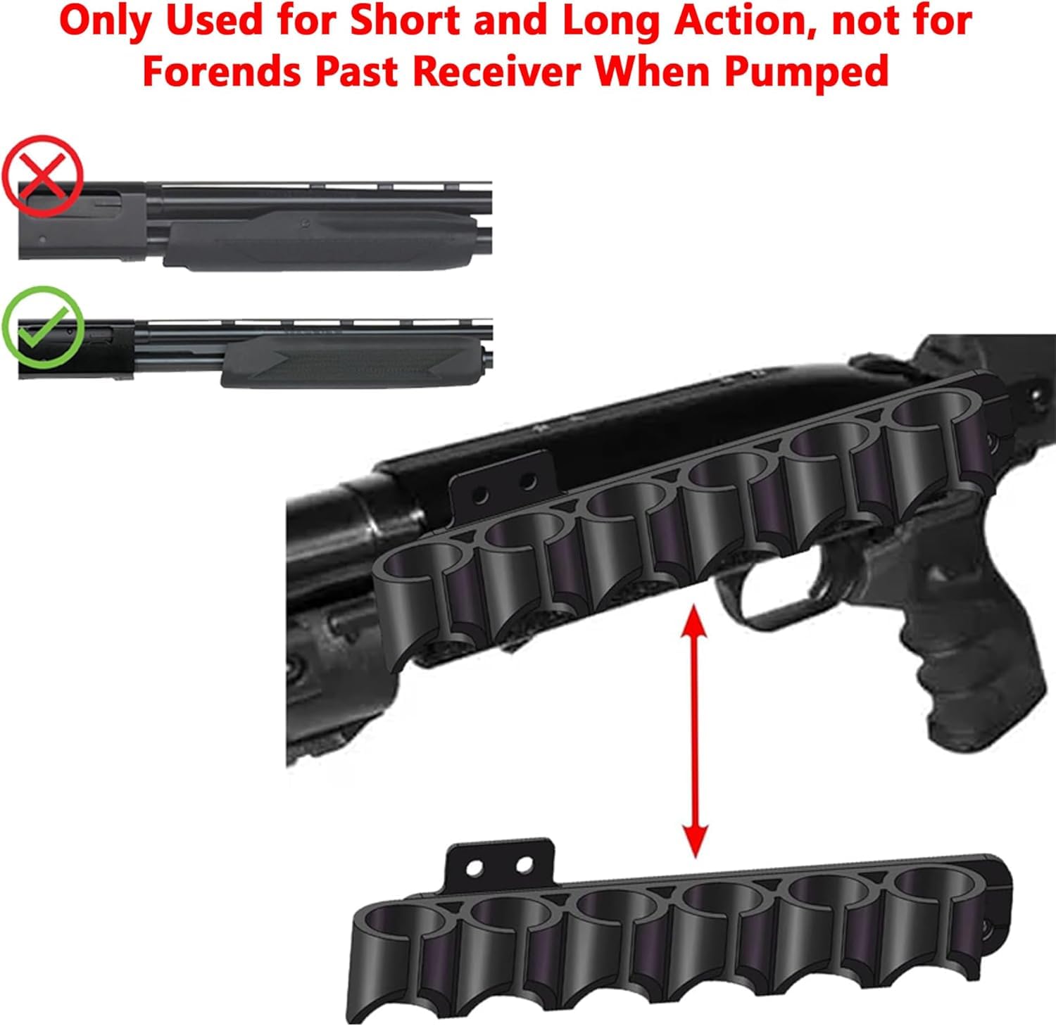 マルシン モスバーグ M500 EAGLEシェルホルダー付き Amazon.com : Gotical Receiver Mounted Shell Carrier Side Saddle 12
